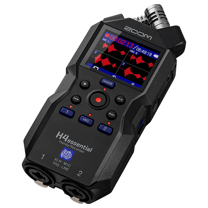 ZOOM H4ESSENTIAL GRABADORA 32BIt FLOTANTES 4 PISTAS 1