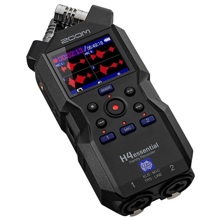 ZOOM H4ESSENTIAL GRABADORA 32BIt FLOTANTES 4 PISTAS 8