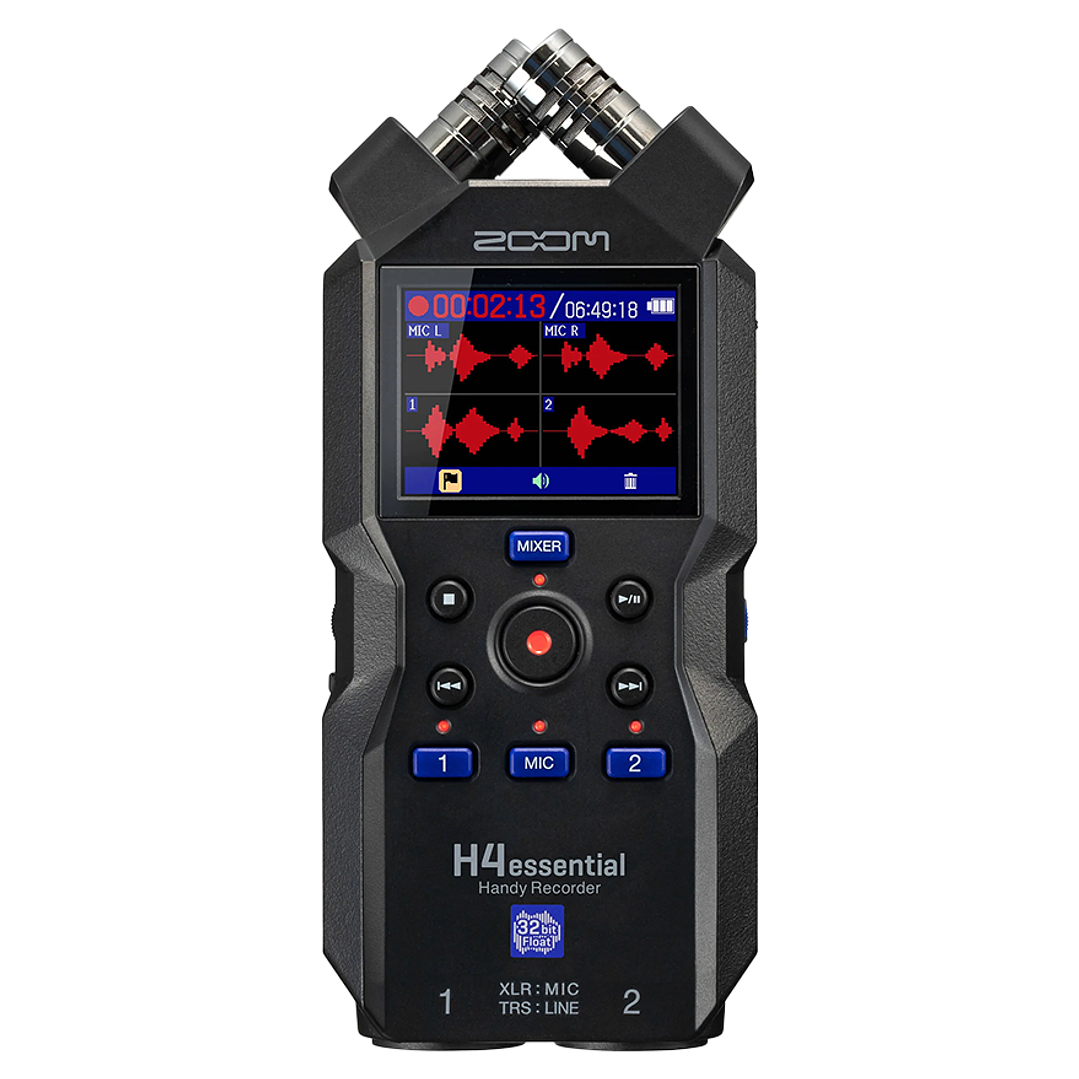 ZOOM H4ESSENTIAL GRABADORA 32BIt FLOTANTES 4 PISTAS 2