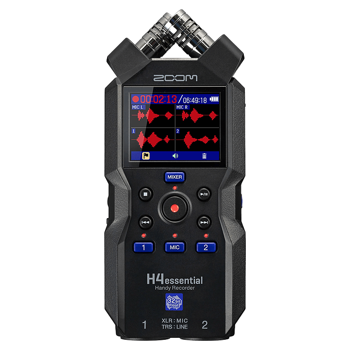 ZOOM H4ESSENTIAL GRABADORA 32BIt FLOTANTES 4 PISTAS 2