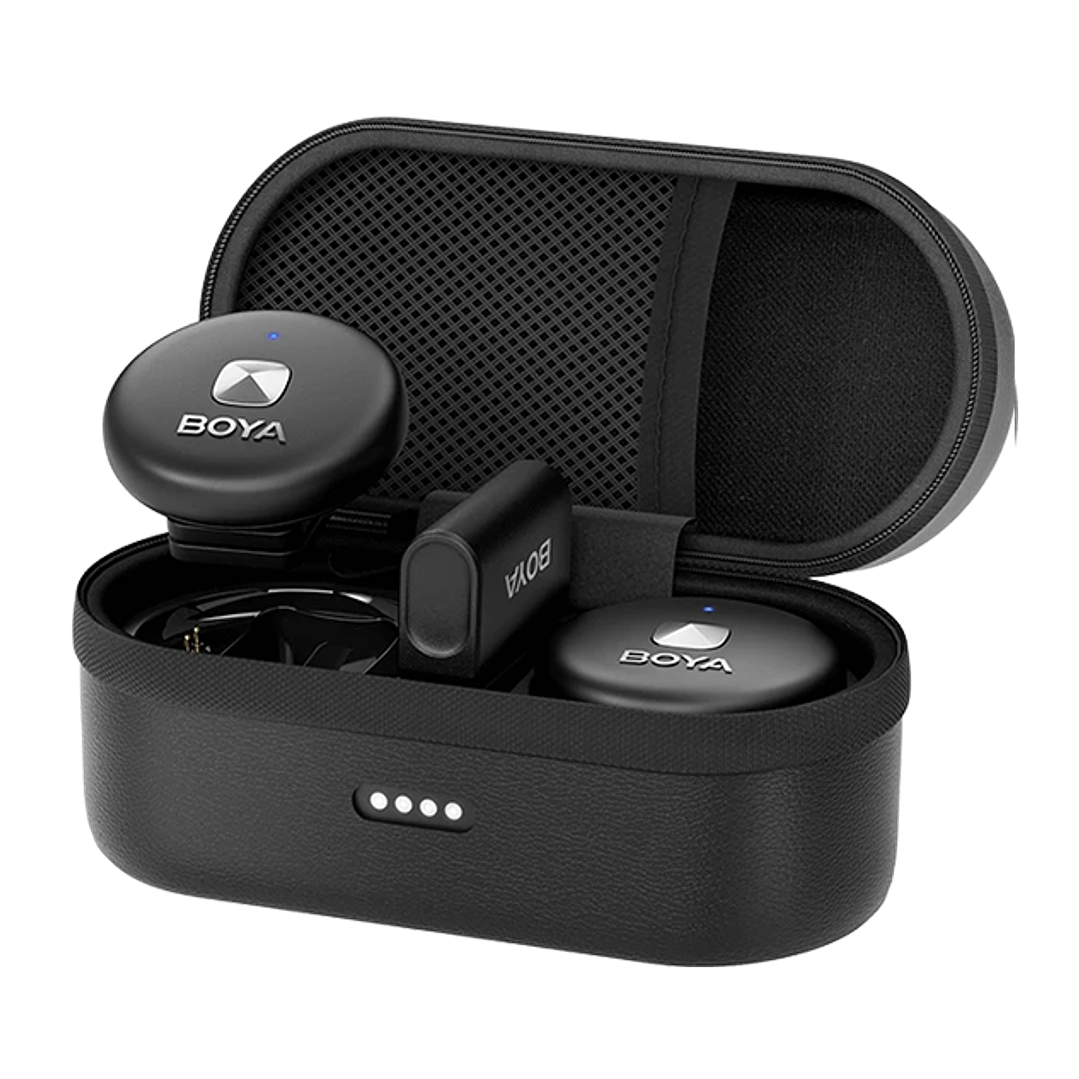 BOYA BOYAMIC MICROFONO DOBLE 3-EN-1 CON GRABADORA - 300 METROS DE ALCANCE 2