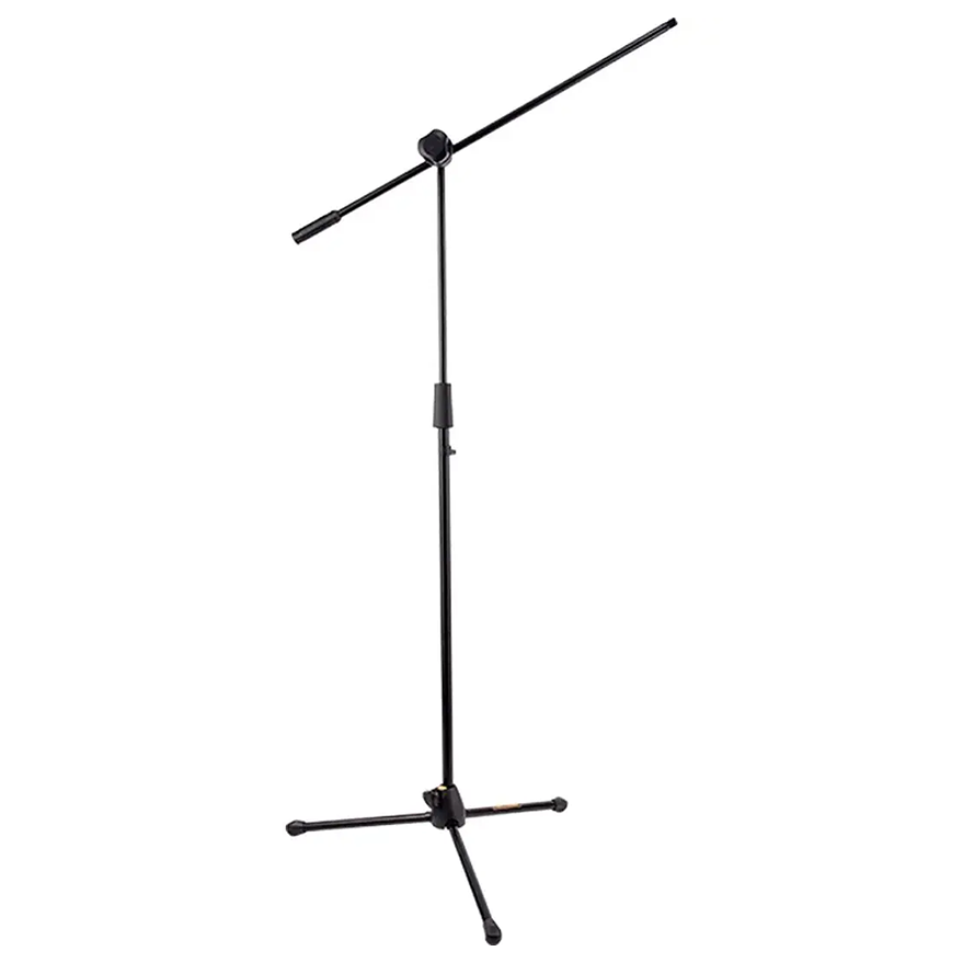Atril con soporte doble de micrófono Hercules MS434B Stage Series con boom