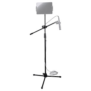 HERCULES ATRIL PARA MICROFONO CON SOPORTE DOBLE MS434B STAGE SERIES CON BOOM