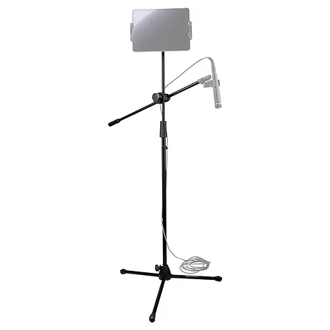 HERCULES ATRIL PARA MICROFONO CON SOPORTE DOBLE MS434B STAGE SERIES CON BOOM