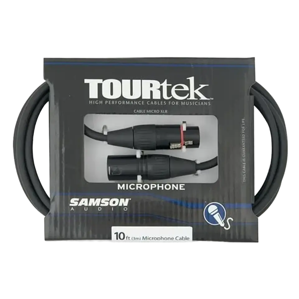 SAMSON TM10 CABLE MICROFONO XLR 3M XLR TOURTEK 1