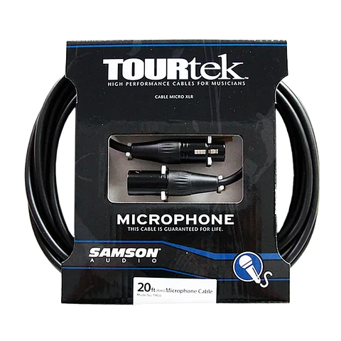 SAMSON TM20 CABLE MICROFONO XLR 6M XLR TOURTEK