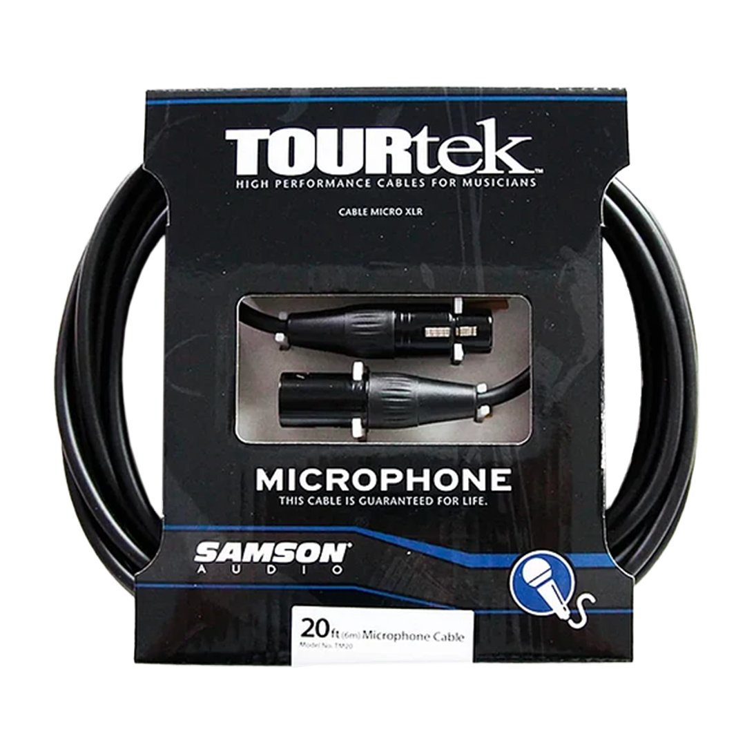 SAMSON TM20 CABLE MICROFONO XLR 6M XLR TOURTEK 1