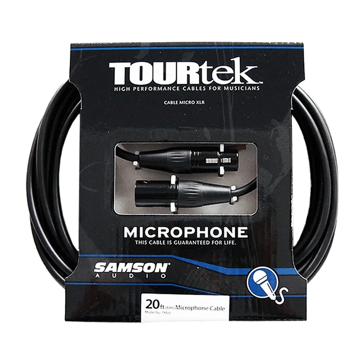 SAMSON TM20 CABLE MICROFONO XLR 6M XLR TOURTEK 1