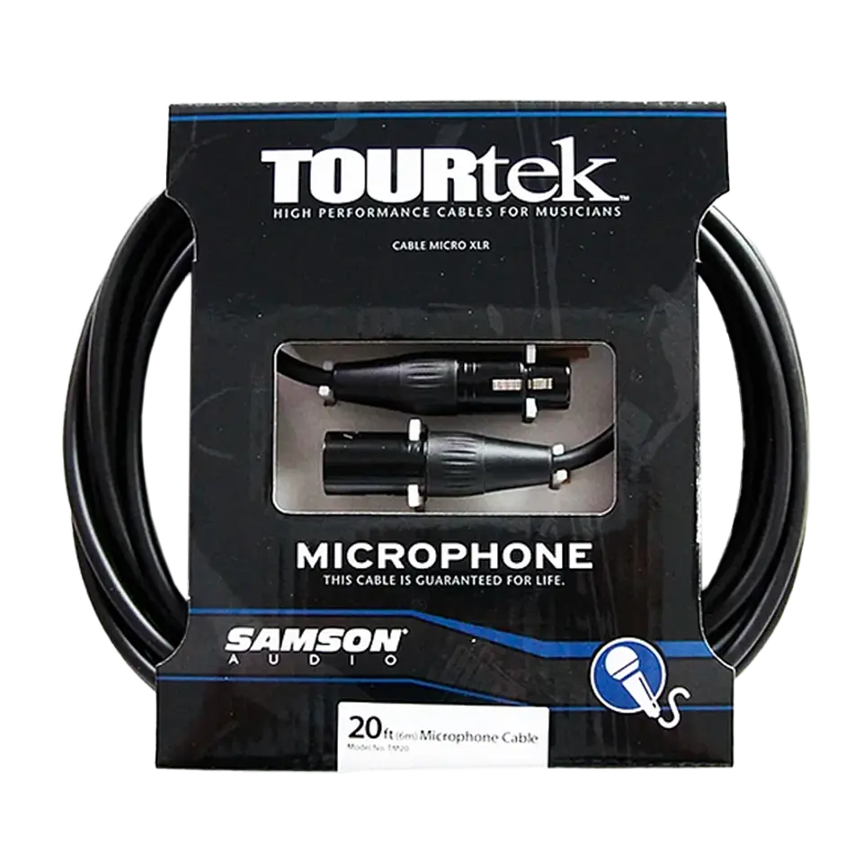 SAMSON TM20 CABLE MICROFONO XLR 6M XLR TOURTEK 1