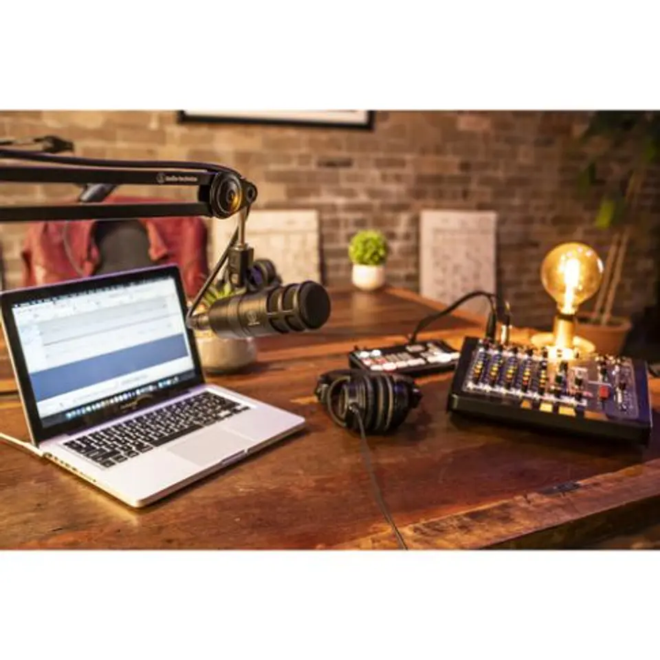 AUDIOTECHNICA MICROFONO HIPERCARDIOIDE DINAMICO PODCAST AT2040 11