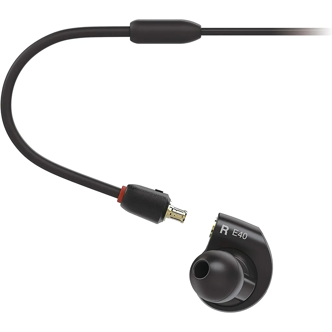 AUDIOTECHNICA AUDIFONOS IN EAR DE MONITOREO ATHE40 4