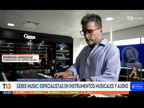 GEREE MUSIC EN T13: ¡CALIDAD Y PASION POR LA MUSICA!