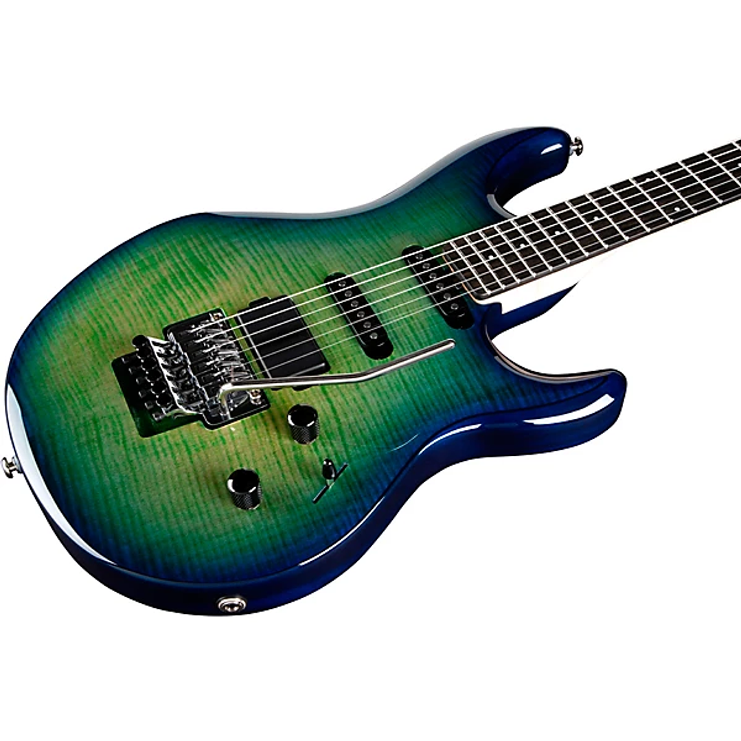 ERNIE BALL MUSIC MAN LUKE 4 BFR HSS GREEN TIDE 4