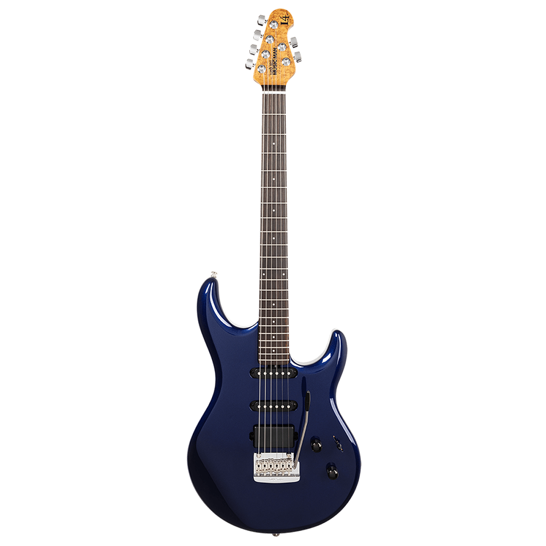 ERNIE BALL MUSIC MAN LUKE 4 HSS BUTANE BLUE 1