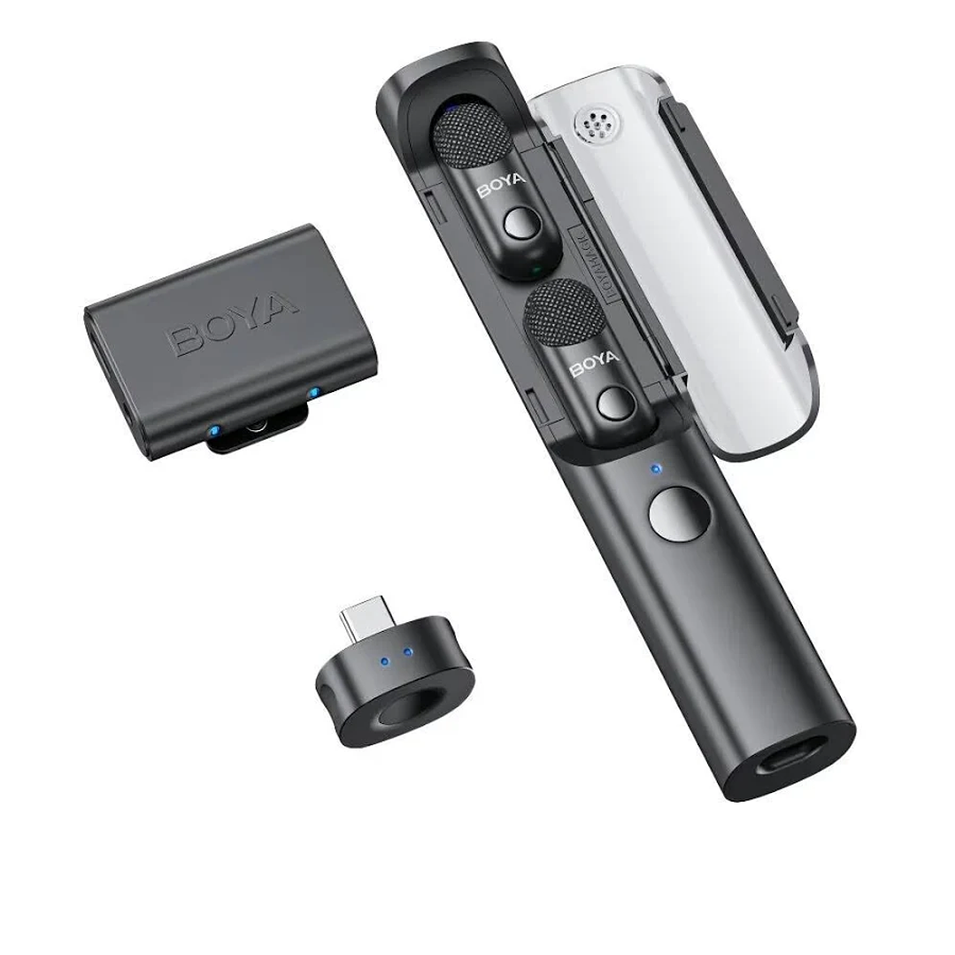BOYA BOYA MAGIC 02 MINI MICROFONO INALAMBRICO USB-C LIGHTNING Al-POWERED 2