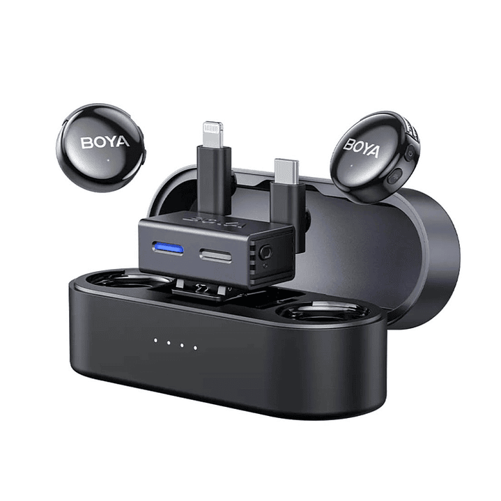 BOYA MICROFONO INALAMBRICO DOBLEBOYALINK 3 USBC - LIGHTNING - 3.5mm 1