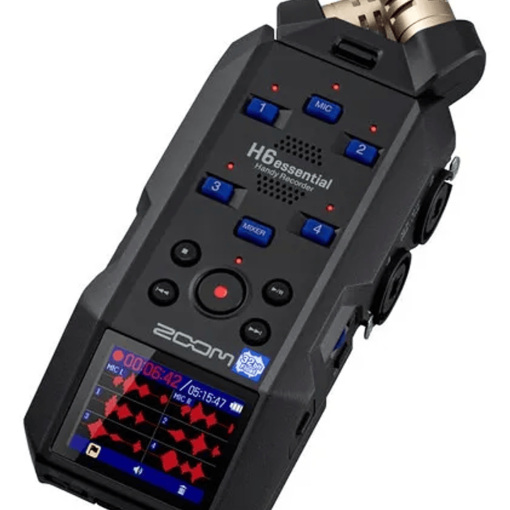 ZOOM H6 ESSENTIAL GRABADORA PORTATIL 32 BITS - 6 TRACKS RECORDER 1