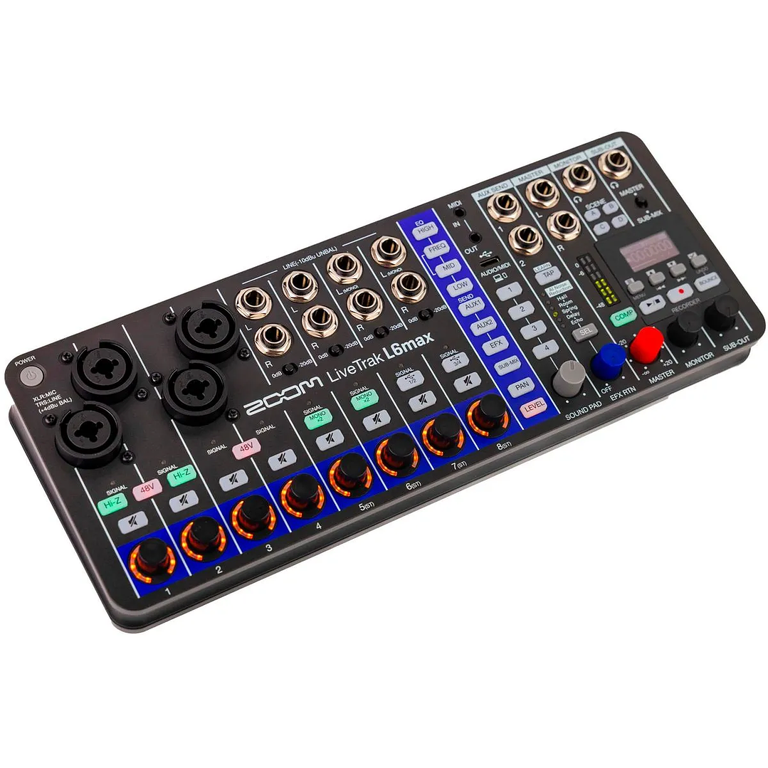 ZOOM MIXER DIGITAL LIVE TRAK L6max 12 CANALES 2
