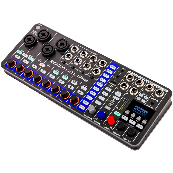 ZOOM MIXER DIGITAL LIVE TRAK L6max 12 CANALES 3