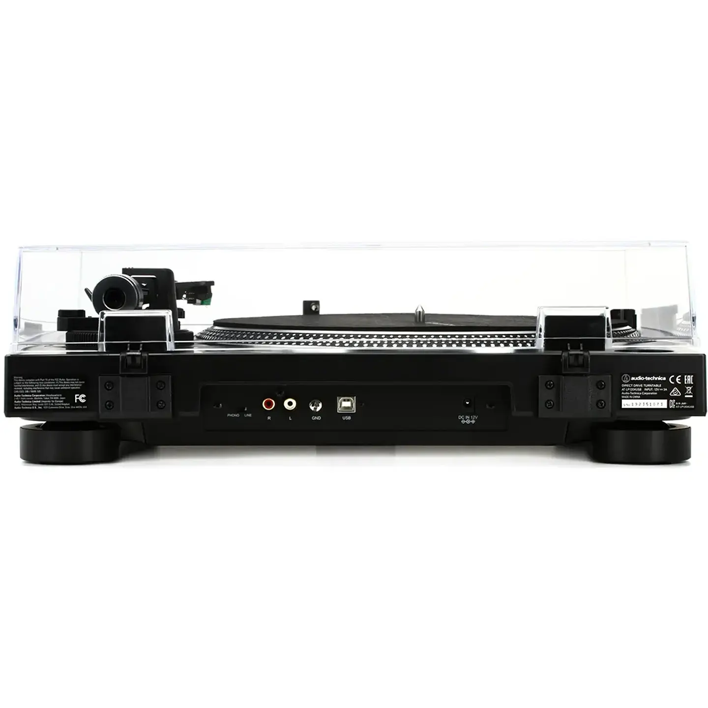 AUDIOTECHNICA TORNAMESA DIRECT DRIVE ATLP120X USB BLACK 6