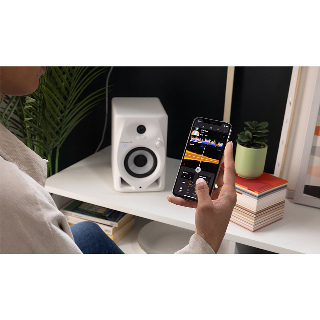 PIONEER DJ DM40D BLUETOOTH MONITORES DE ESTUDIO PAR WHITE 4