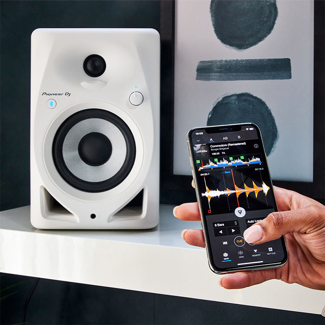 PIONEER DJ DM40D BLUETOOTH MONITORES DE ESTUDIO PAR WHITE 5