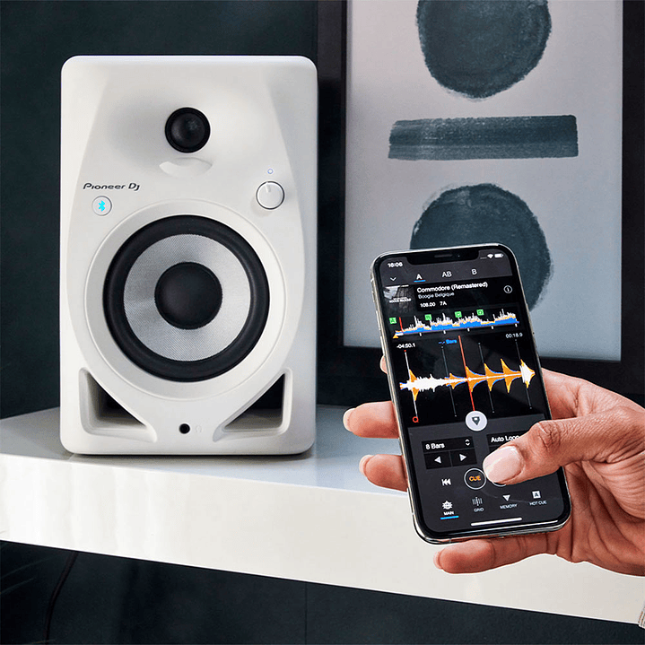 PIONEER DJ DM40D BLUETOOTH MONITORES DE ESTUDIO PAR WHITE 5