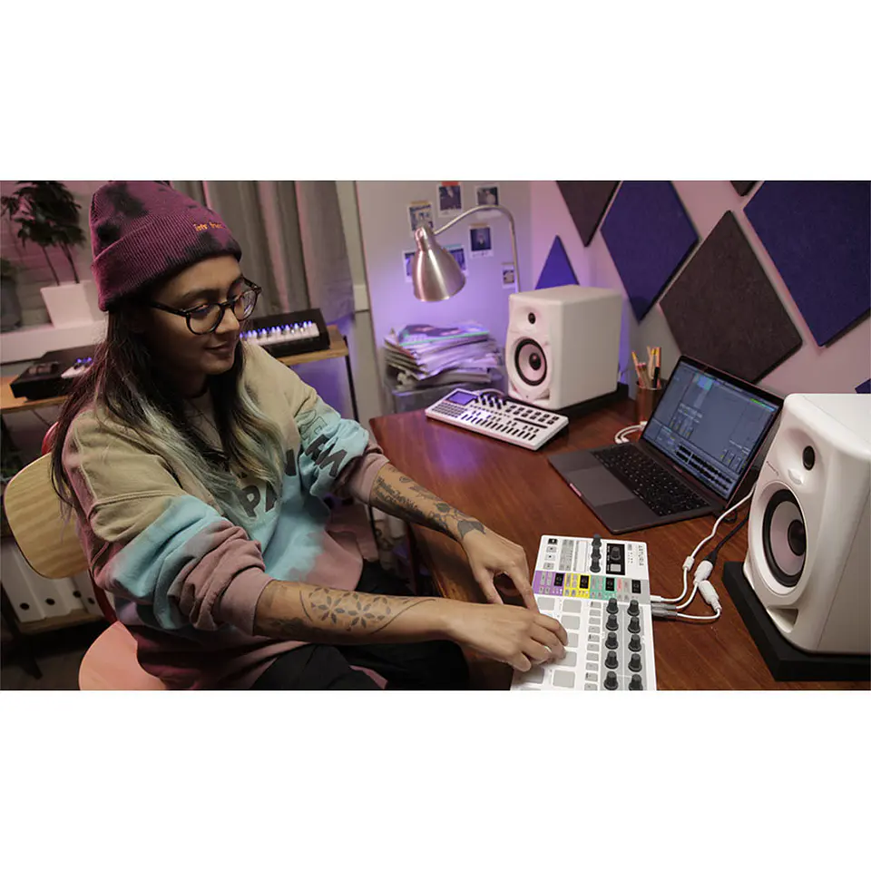 PIONEER DJ DM40D BLUETOOTH MONITORES DE ESTUDIO PAR WHITE 6