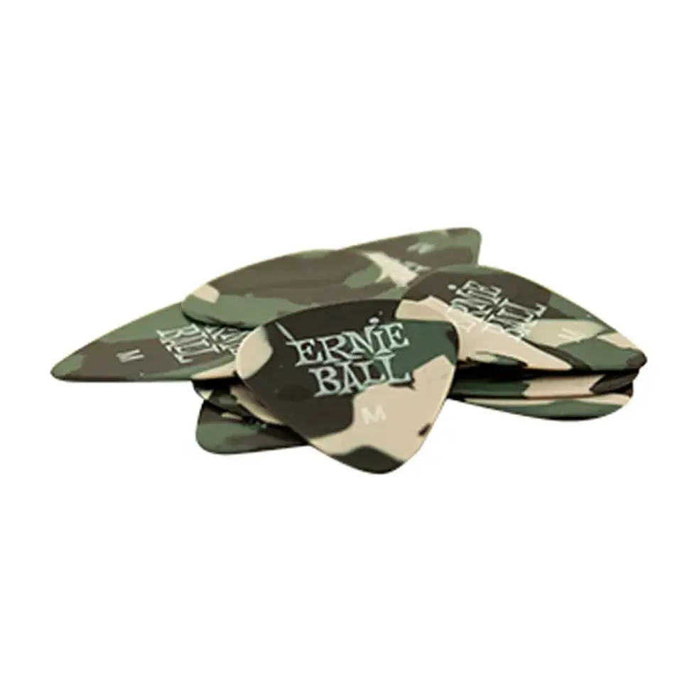 ERNIE BALL PACK  12 UÑETAS CAMOUFLAGE MEDIUM 1