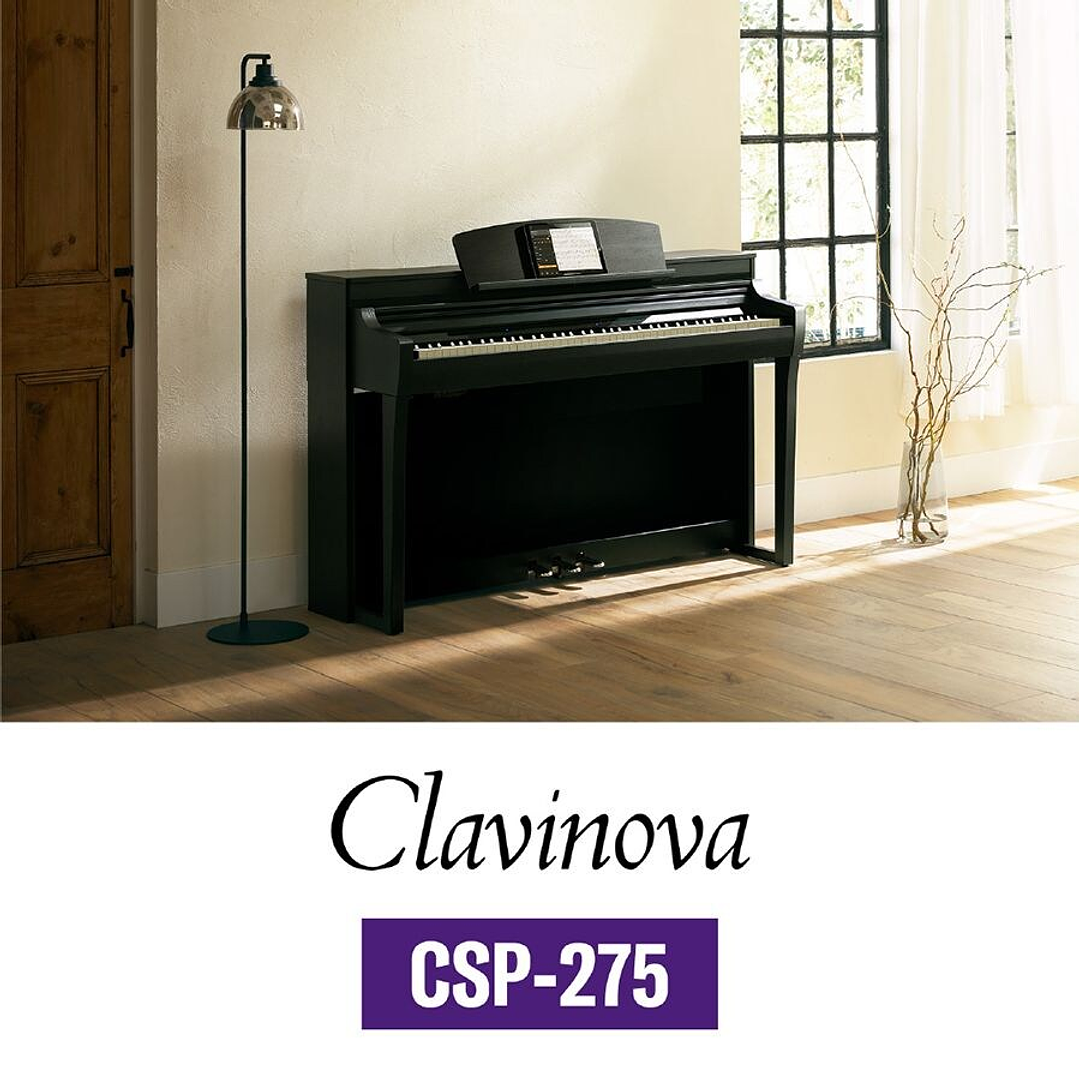 YAMAHA CSP275B BLACK CLAVINOVA SMART PIANO DIGITAL 5