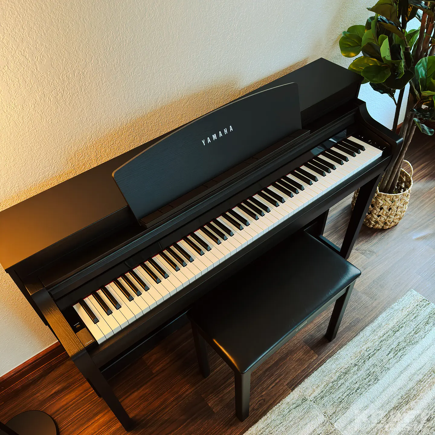 YAMAHA CSP275B BLACK CLAVINOVA SMART PIANO DIGITAL BUETOOTH 7