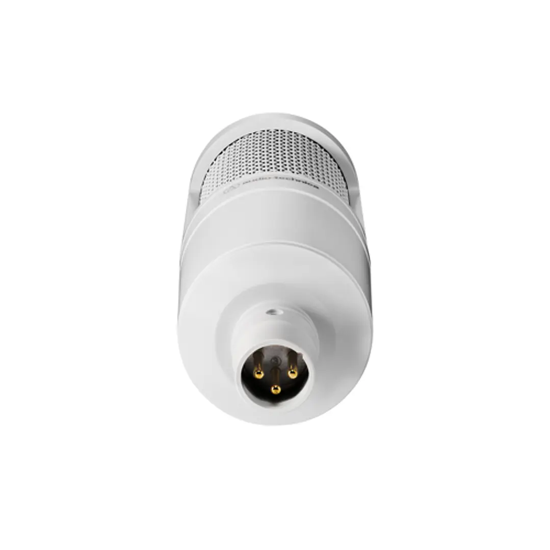 AUDIOTECHNICA MICROFONO CONDENSADOR CARDIOIDE AT2020CWH WHITE CON ANTIPOP Y SHOCK MOUNT 6