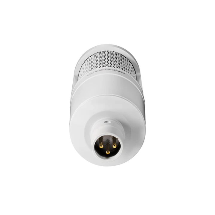 AUDIOTECHNICA MICROFONO CONDENSADOR CARDIOIDE AT2020CWH WHITE CON ANTIPOP Y SHOCK MOUNT 6