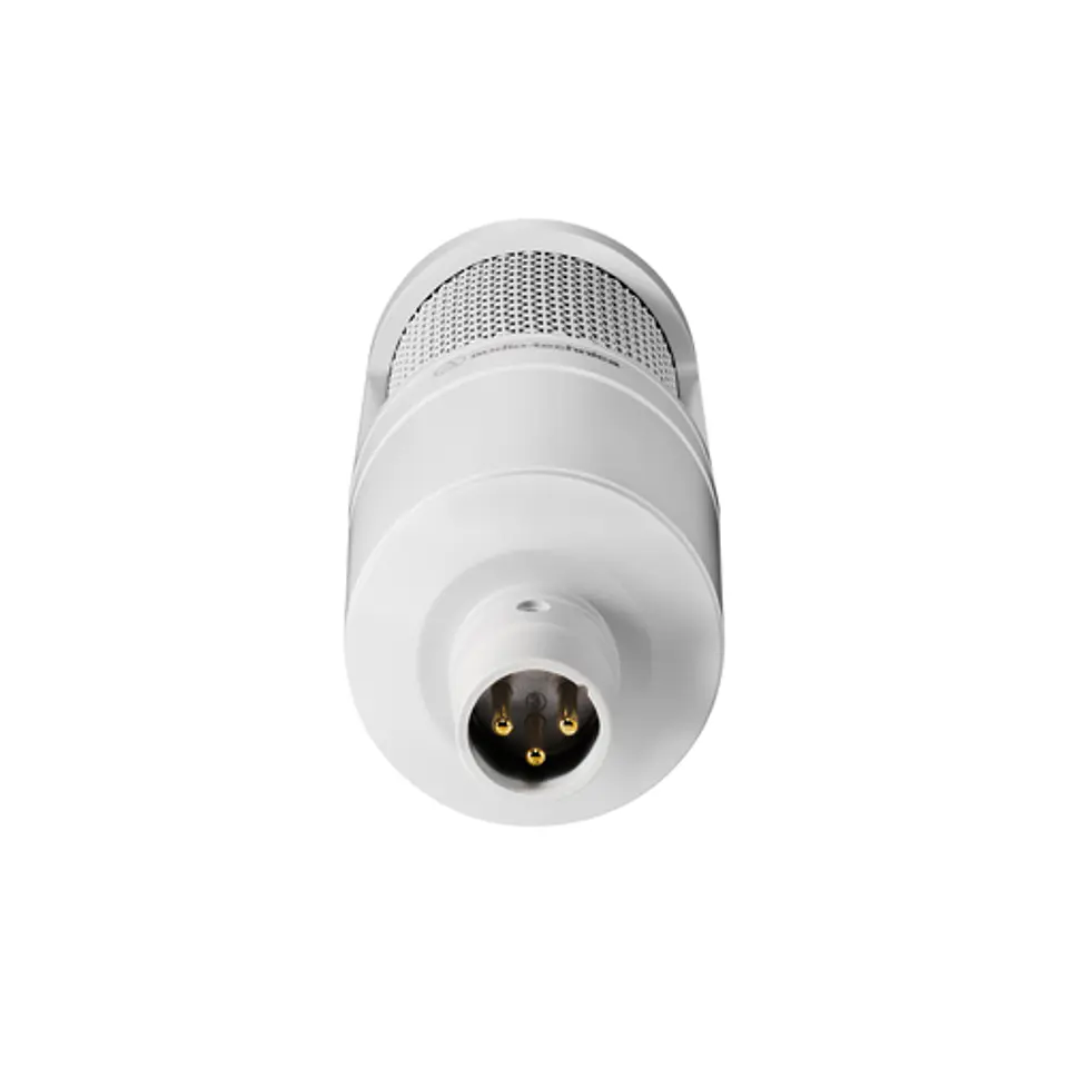 AUDIOTECHNICA MICROFONO CONDENSADOR CARDIOIDE AT2020CWH WHITE CON ANTIPOP Y SHOCK MOUNT 6