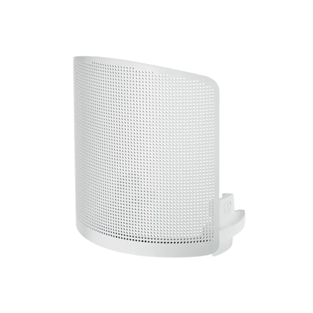 AUDIOTECHNICA MICROFONO CONDENSADOR CARDIOIDE AT2020CWH WHITE CON ANTIPOP Y SHOCK MOUNT 3