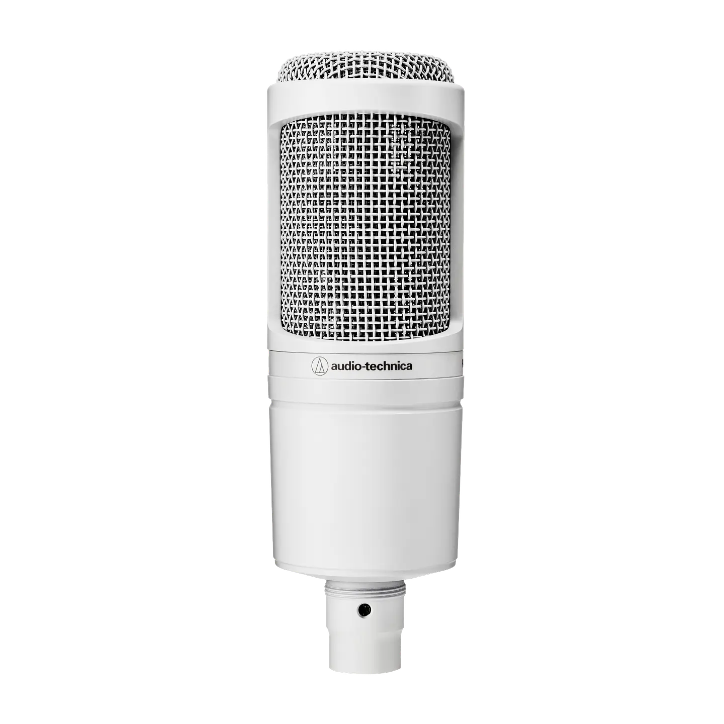 AUDIOTECHNICA MICROFONO CONDENSADOR CARDIOIDE AT2020CWH WHITE CON ANTIPOP Y SHOCK MOUNT 3