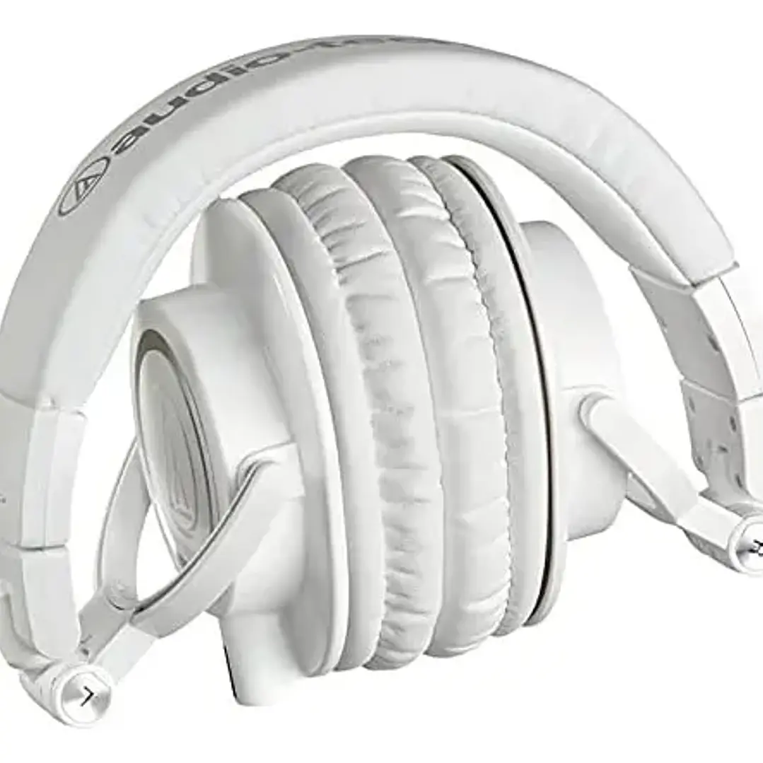 AUDIOTECHNICA AUDIFONOS PROFESIONALES DE MONITOREO ATHM50X WHITE 2