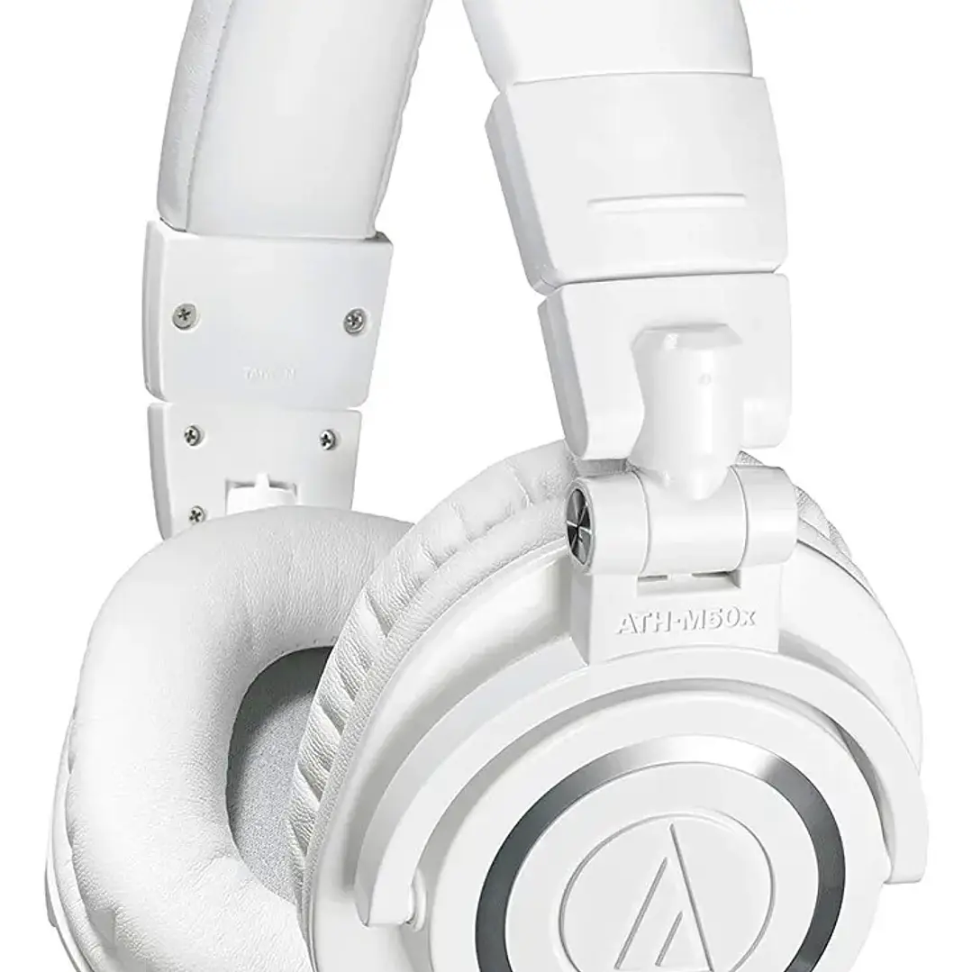 AUDIOTECHNICA AUDIFONOS PROFESIONALES DE MONITOREO ATHM50X WHITE 1
