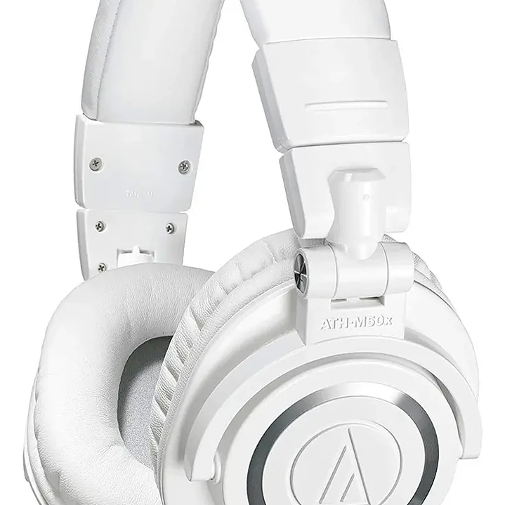 AUDIOTECHNICA AUDIFONOS PROFESIONALES DE MONITOREO ATHM50X WHITE 1