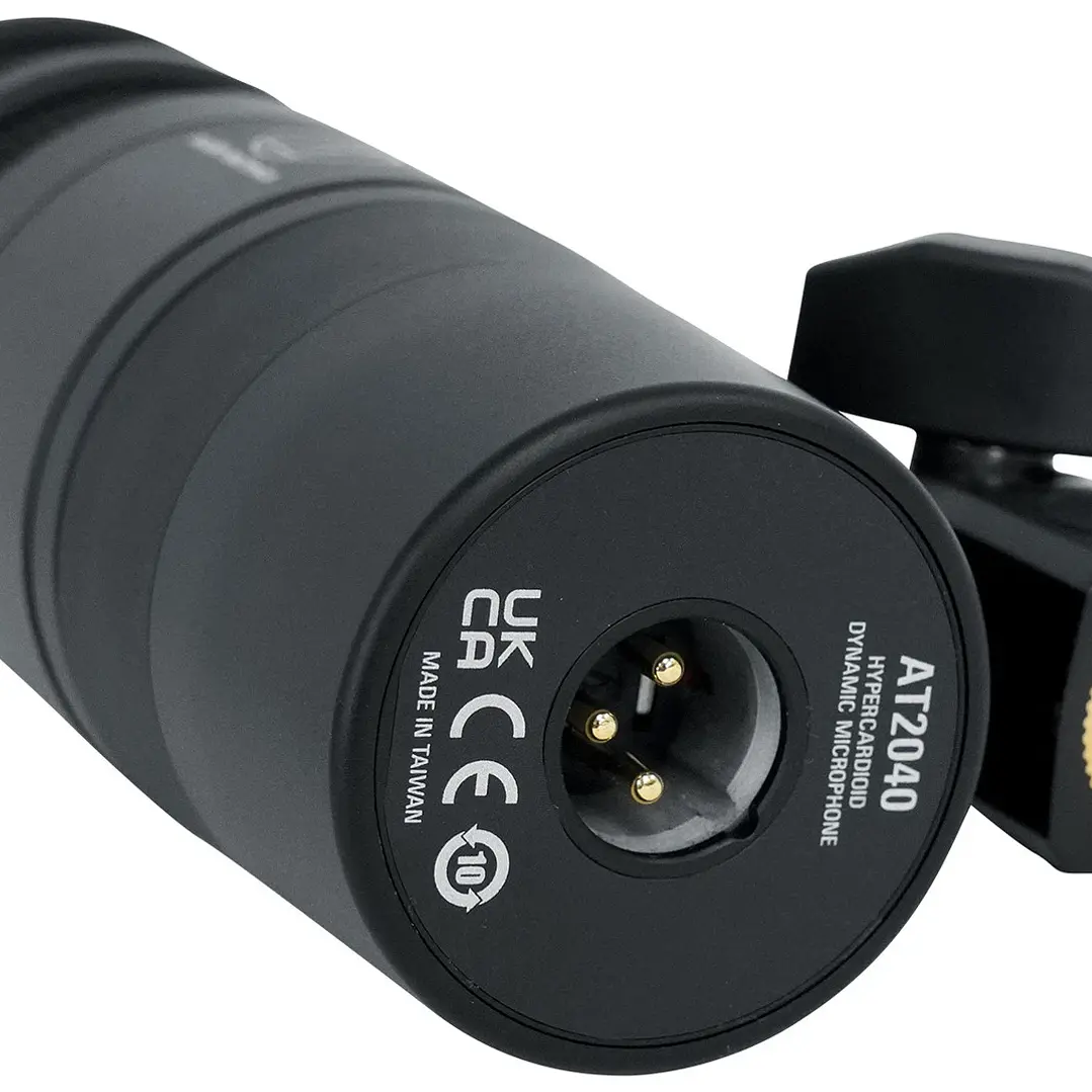 AUDIOTECHNICA MICROFONO HIPERCARDIOIDE DINAMICO PODCAST AT2040 8