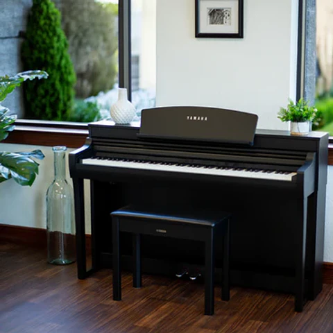 YAMAHA CSP255B BLACK CLAVINOVA SMART PIANO DIGITAL BLUETOOTH