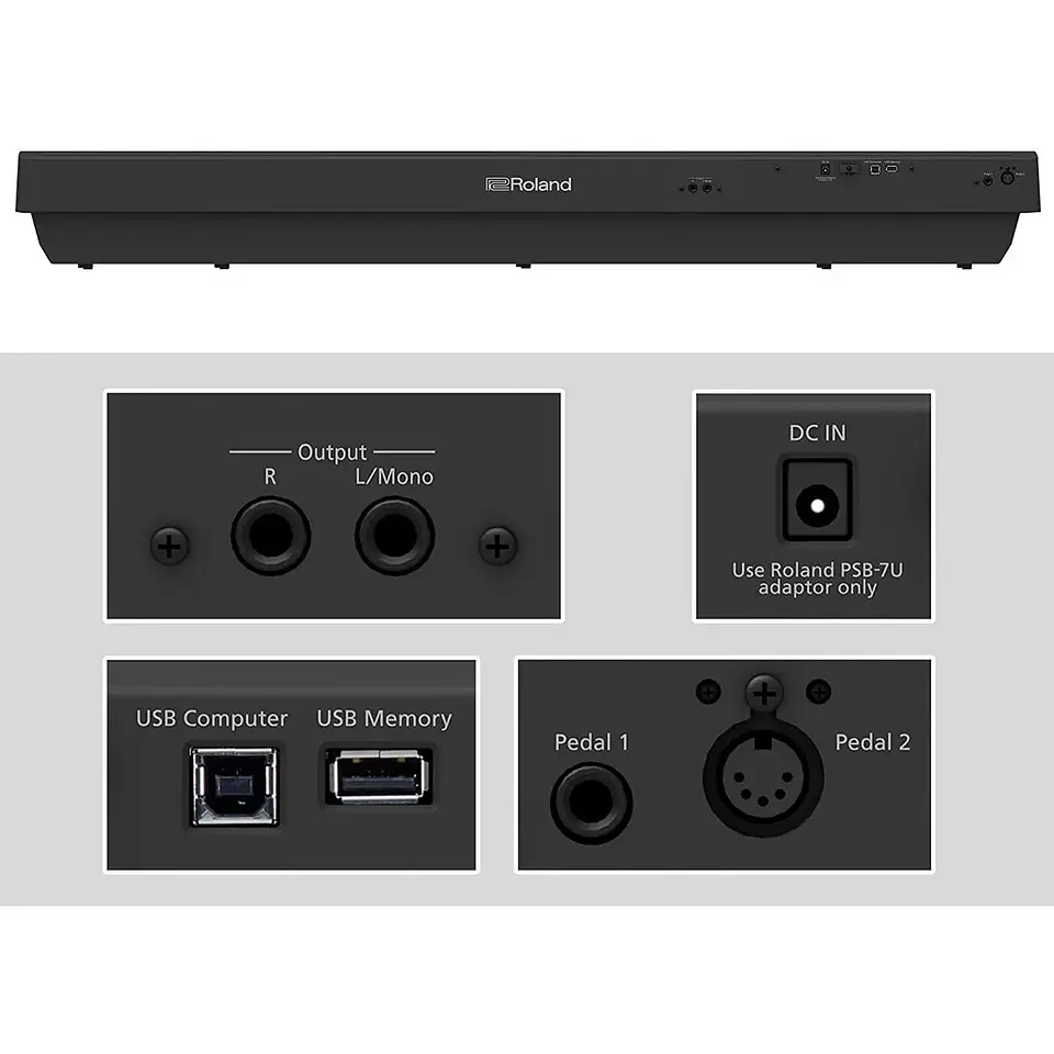 ROLAND FP30X BLUETOOTH PIANO DIGITAL BK 6