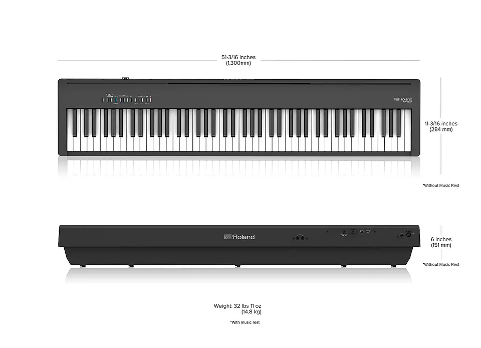 ROLAND FP30X BLUETOOTH PIANO DIGITAL BK 7