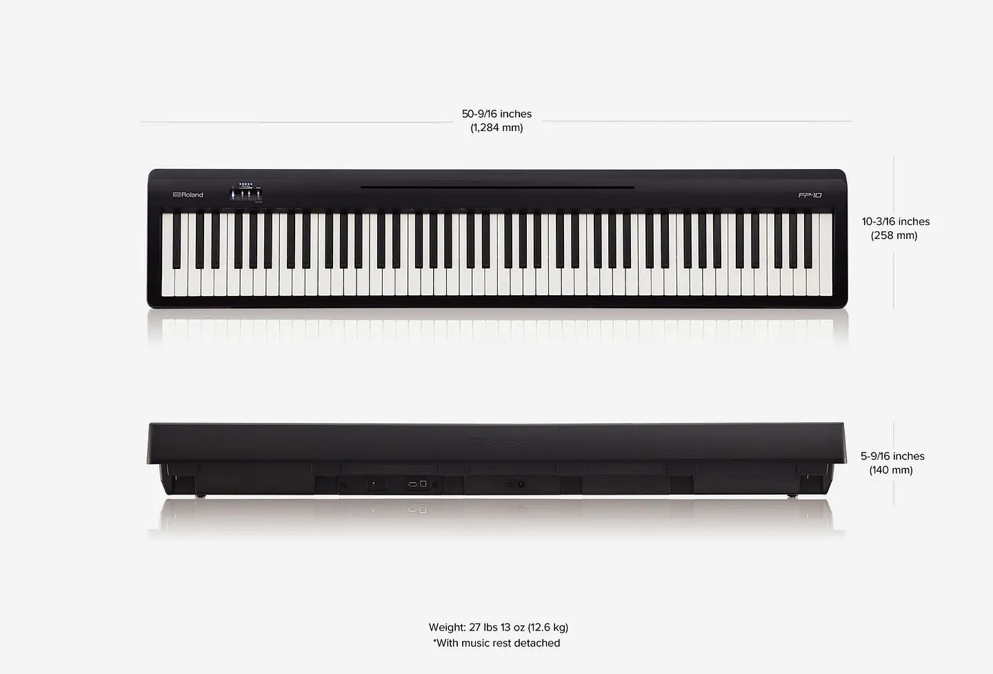 ROLAND FP10 PIANO DIGITAL BK 10