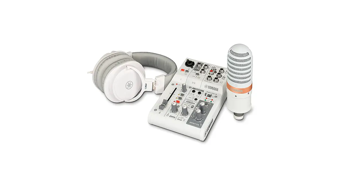 YAMAHA LIVE STREAMING MIXER AG03MK2 WHITE LSP