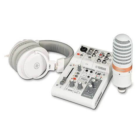 YAMAHA LIVE STREAMING MIXER AG03MK2 WHITE LSP