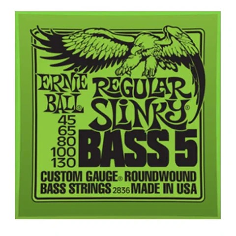ERNIE BALL CUERDAS PARA BAJO P02836 BASS 5 STR SLINKY ( 5 CUERDAS)
