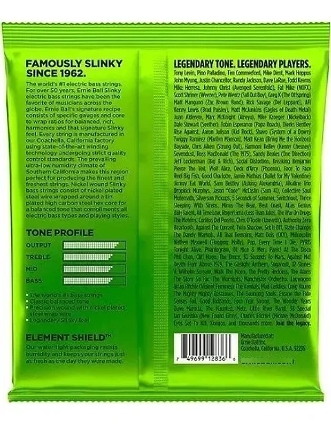 ERNIE BALL CUERDAS PARA BAJO P02836 BASS 5 STR SLINKY ( 5 CUERDAS)