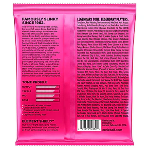 ERNIE BALL CUERDAS PARA BAJO P02834 BASS SUPER SLINKY ( 4 CUERDAS)