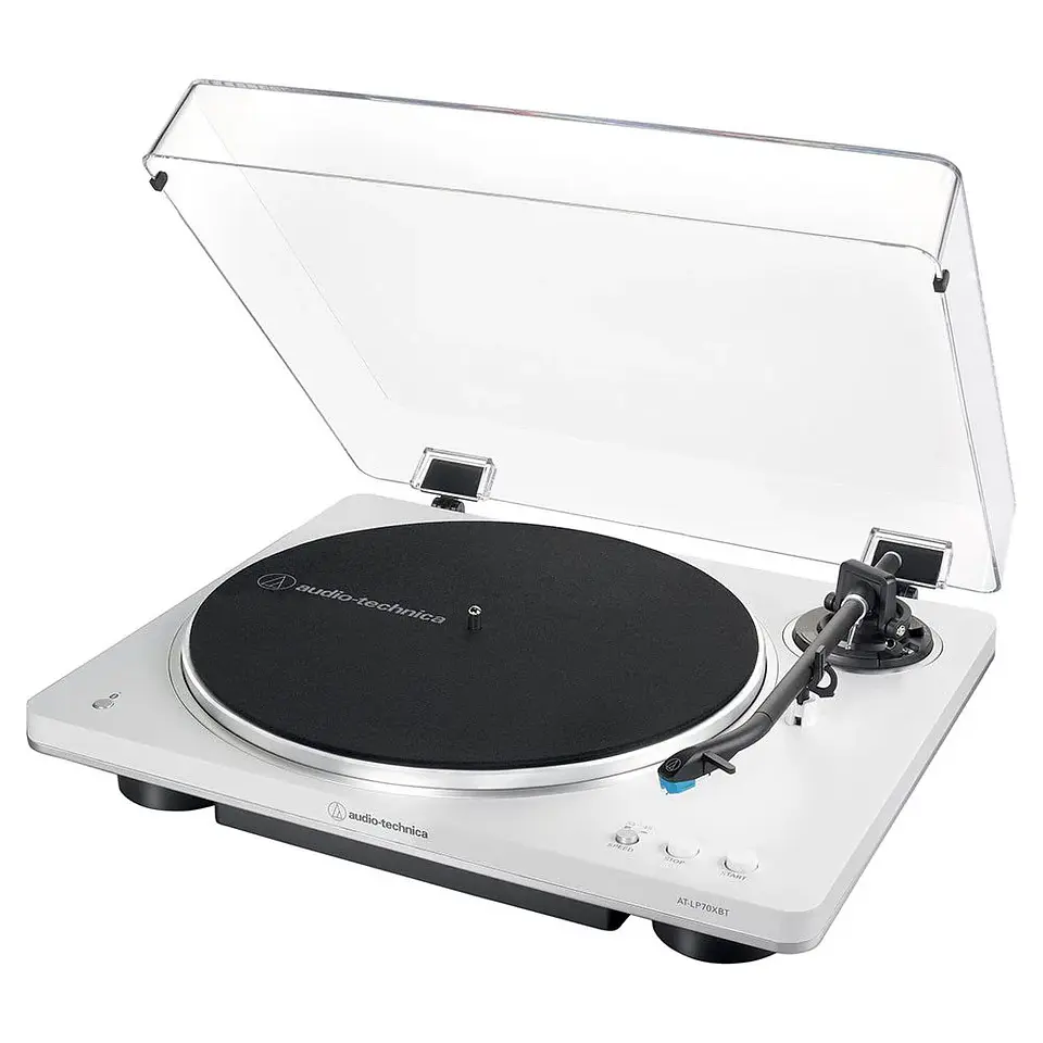 AUDIOTECHNICA TORNAMESA ATLP70XBT WHITE SILVER BLUETOOTH 3
